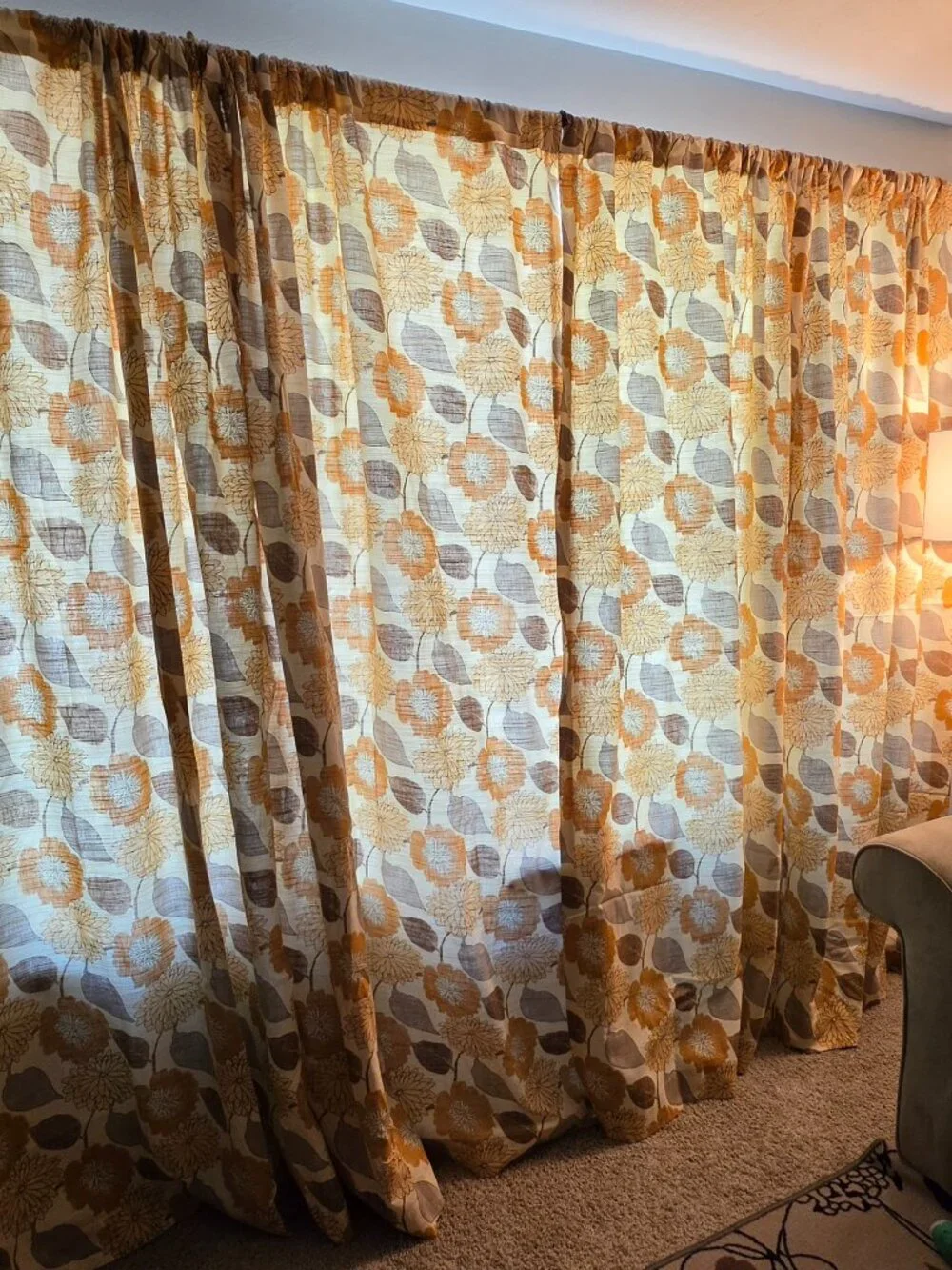 World Market Emma Floral Drapery Panels (Boho-style) - 48